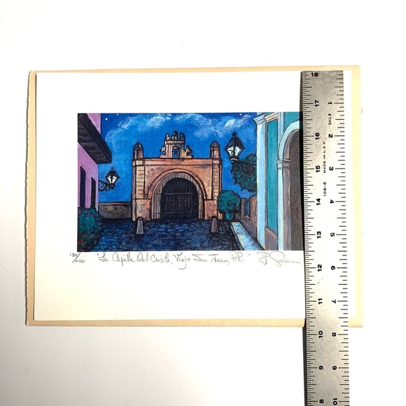 Jose Gorbea print of Puerto Rico. - Picture 3 of 6